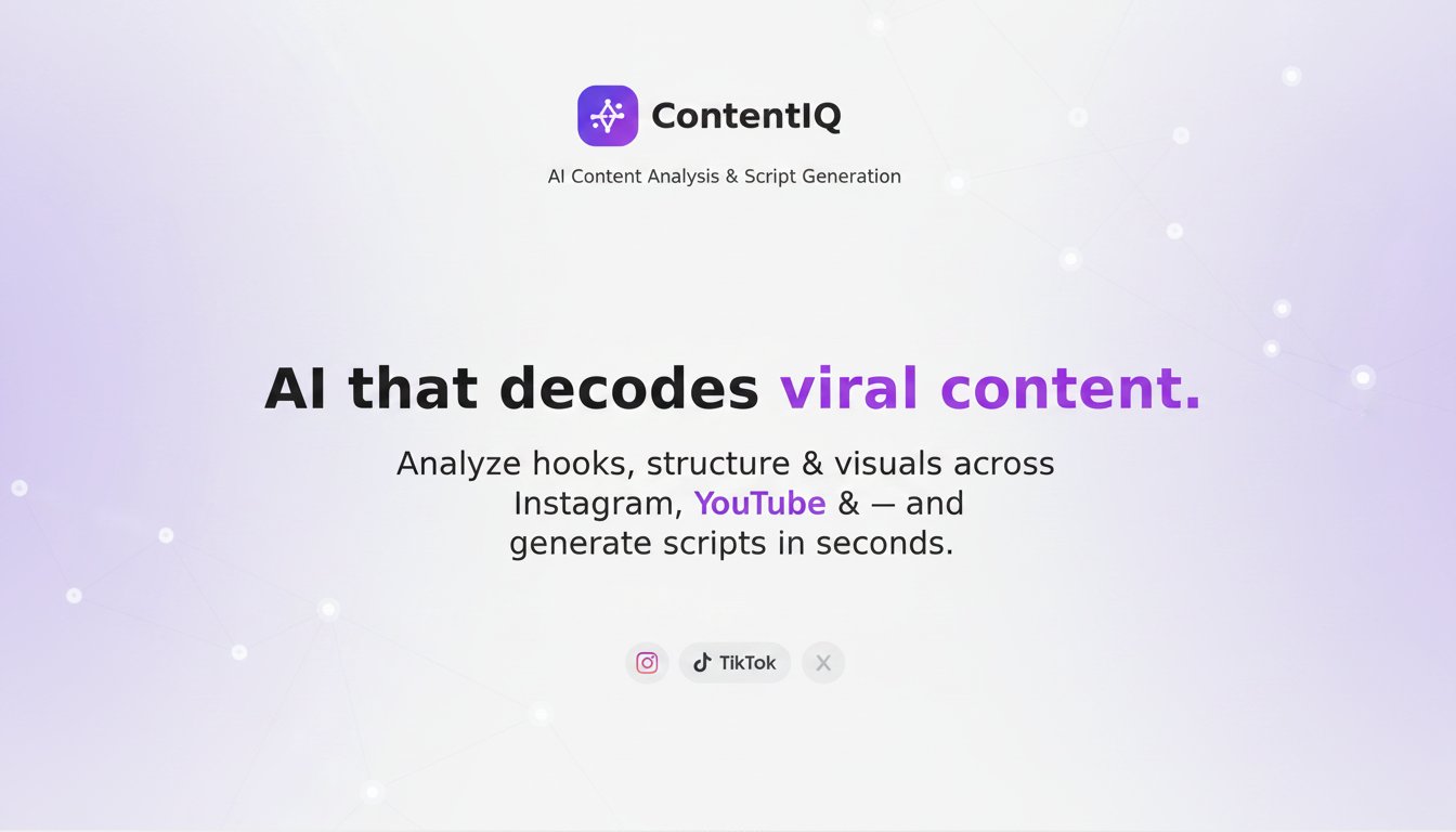 Video script template - illustrated guide from ContentIQ